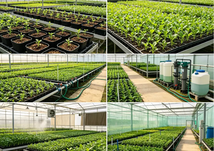 Six Product Systems for More Controlled Nursery Production